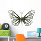 Steampunk butterfly made of pipes Wall Mural