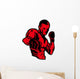 MMA fighter Wall Decal