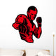 MMA fighter Wall Decal