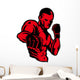 MMA fighter Wall Decal