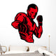 MMA fighter Wall Decal