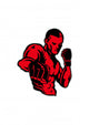 MMA fighter Wall Decal