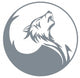 Howling wolf Wall Decal