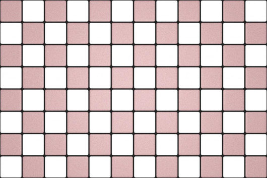 White and pink mosaic 