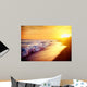 Beautiful Sea Sunset Beach. Mediterranean Sea. Spai Wall Mural