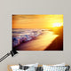 Beautiful Sea Sunset Beach. Mediterranean Sea. Spai Wall Mural