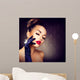 Beauty Fashion Glamour Girl Portrait. Vintage Style Girl 