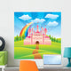 Fairy Tale Castle Vector Illustration 