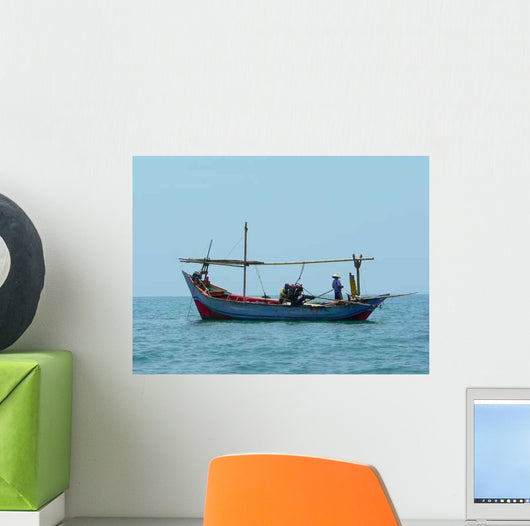 Javanese Fishboat Wall Decal