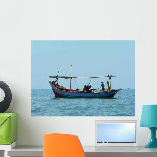 Javanese Fishboat Wall Decal