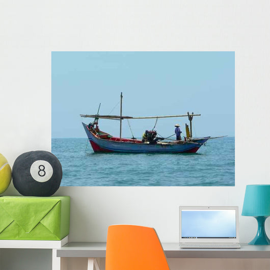 Javanese Fishboat Wall Decal