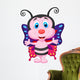 Cute butterfly cartoon Wall Decal