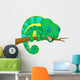 Cute chameleon cartoon Wall Decal