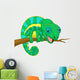 Cute chameleon cartoon Wall Decal