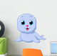 Cute baby seal cartoon Wall Decal
