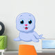 Cute baby seal cartoon Wall Decal