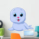 Cute baby seal cartoon Wall Decal