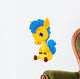Cute horse cartoon Wall Decal