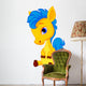 Cute horse cartoon Wall Decal