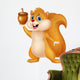 Squirrel cartoon with nut Wall Decal