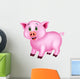 Cute Pig Cartoon Wall Decal Design 2