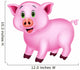 Cute Pig Cartoon Wall Decal Design 2