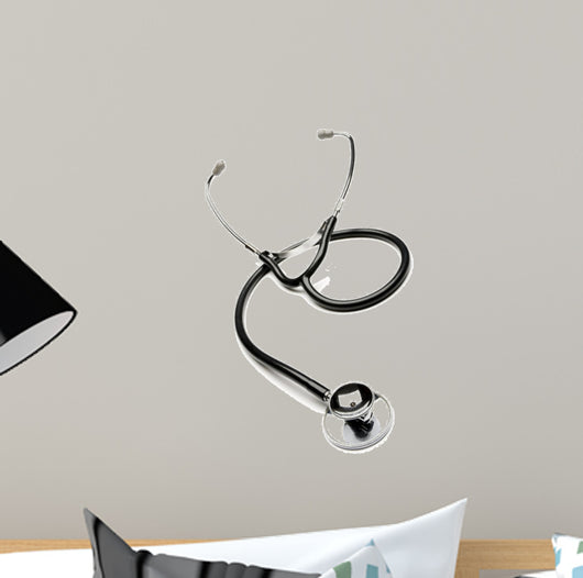 medical stethoscope isolated on white close up 