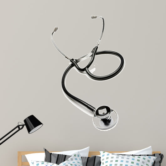 medical stethoscope isolated on white close up 