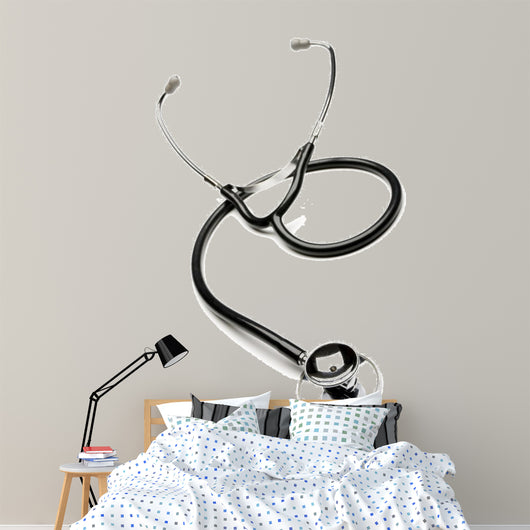 medical stethoscope isolated on white close up 