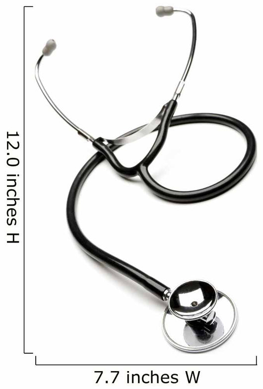 medical stethoscope isolated on white close up 