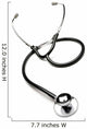 medical stethoscope isolated on white close up 
