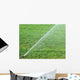 Sprinkler Spraying Water Grass Wall Decal