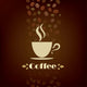 coffee cup vector background 