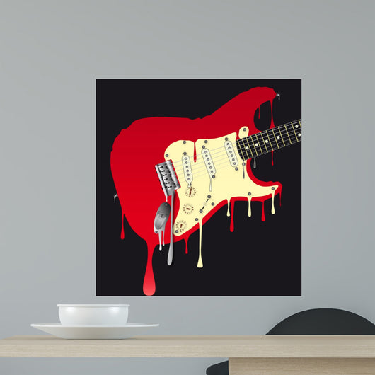 Melting Electric Guitar 