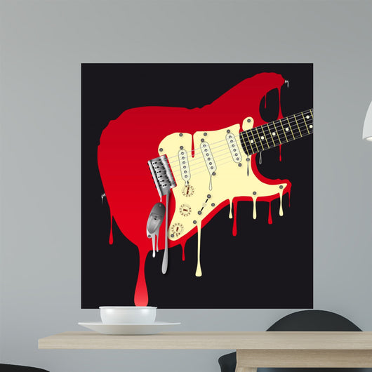 Melting Electric Guitar 