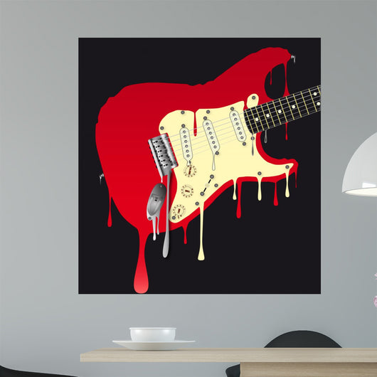 Melting Electric Guitar 