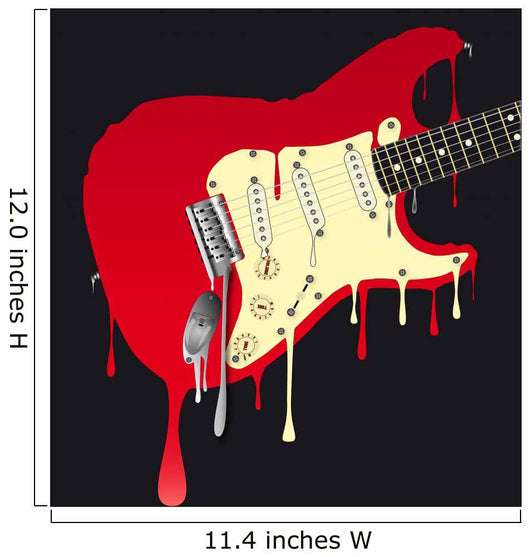 Melting Electric Guitar 