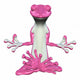 Pink Gecko Meditating Wall Decal