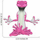 Pink Gecko Meditating Wall Decal