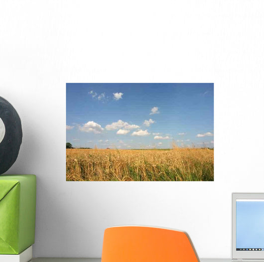 Belgian Wheat Field Wall Decal