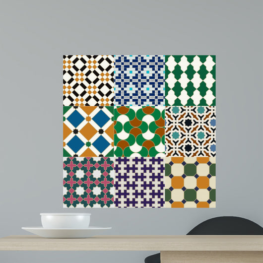 Seamless Islamic Tile Geometric Wall Decal
