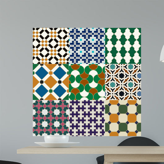 Seamless Islamic Tile Geometric Wall Decal