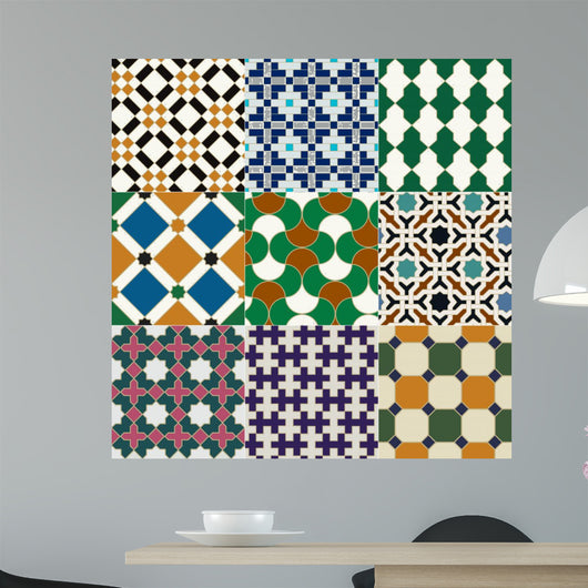 Seamless Islamic Tile Geometric Wall Decal