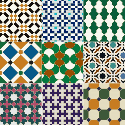 Seamless Islamic Tile Geometric Wall Decal