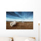 Driftwood Sand Deserted Beach Wall Decal
