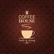 coffee cup vintage design background 