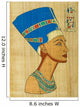 Egyptian Papyrus With Portrait Nefertiti Wall Mural