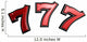 slot seven sign Wall Decal
