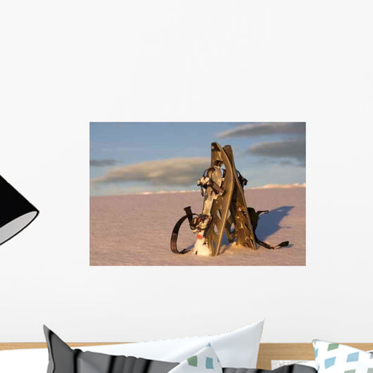 Snowshoeing Wall Decal