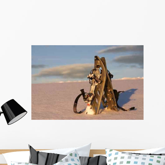 Snowshoeing Wall Decal